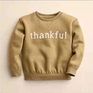 Little Co. 'Thankful' pullover Sweatshirt